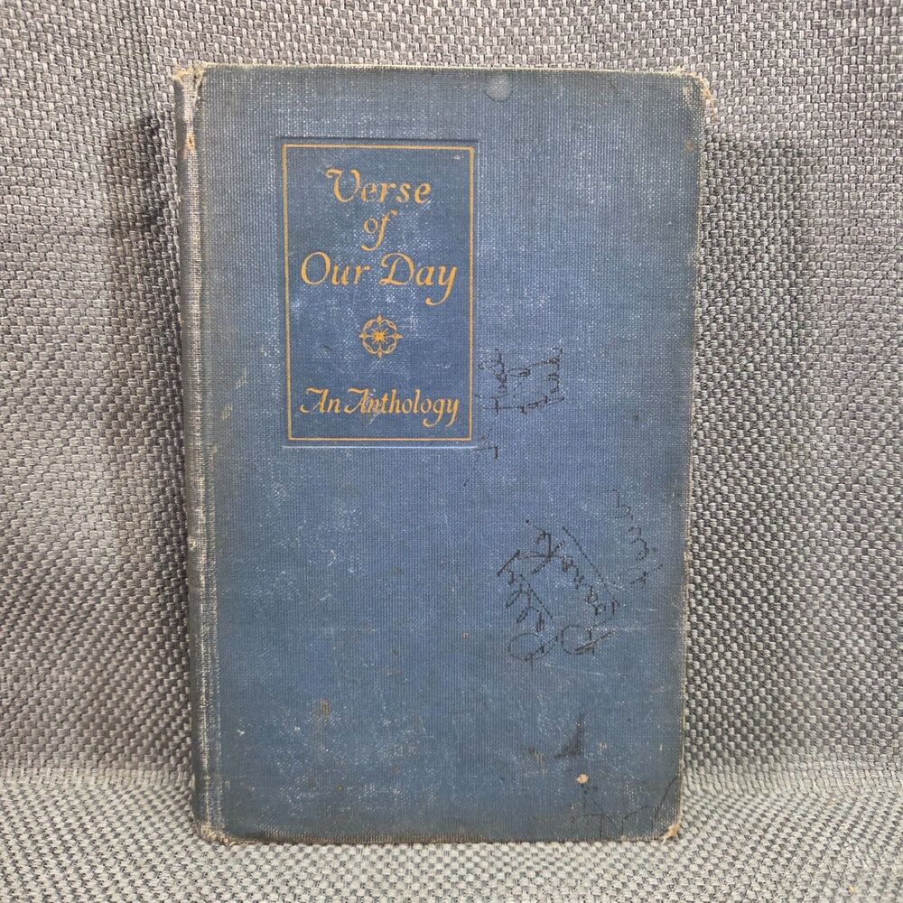 1923 Verse of Our Day Anthology Modern American British Poetry Gordon King